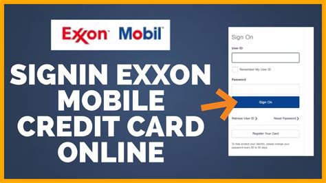 Exxon smart card sign in